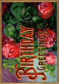 Elegant Floral Birthday Greetings Card